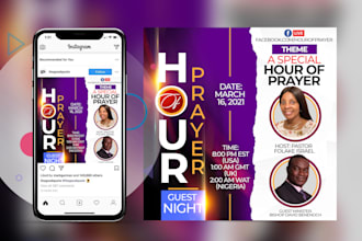 do exceptional online church flyer or event flyer design