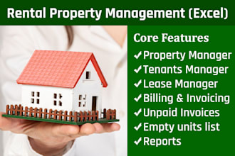 create excel rental property management system