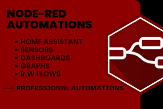 professional node red development and automation