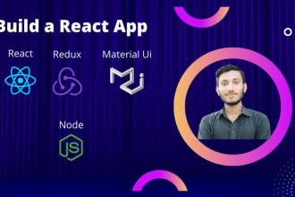 build react website using material ui, node and redux