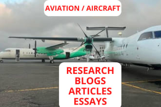 write blogs research and articles on aviation aircraft aeronautical engineering