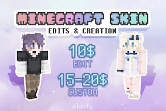 make you a custom minecraft skin