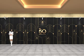 booth exhibition, virtual booth exhibition and trade show and event