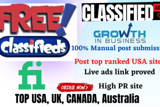 post classified ads on the top rank USA classified ad posting sites
