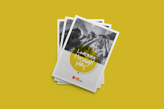 design a modern and clean business brochure