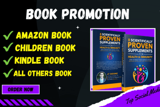 do book promotion, amazon book, kindle book ,ebook marketing on social media