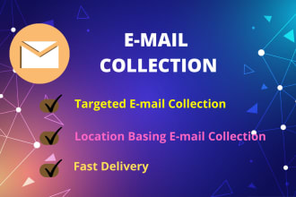 do email scraping, and email collection