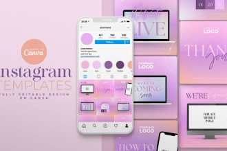 design instagram templates in canva