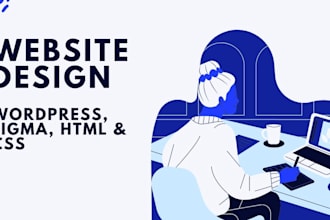 design or redesign a modern website with figma
