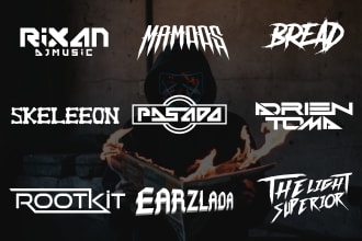design custom dj, music,band, rap and brand logo