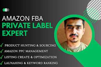 be professional amazon virtual assistant for private label