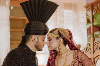 professionally cull asian and western wedding photos manually