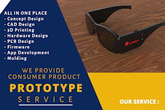 electronic consumer product prototyping, pcb design, cad modeling,3d print