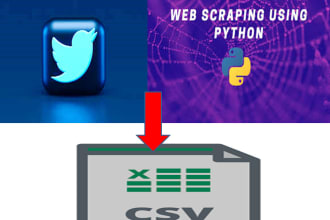 do web scraping and data scraping with python