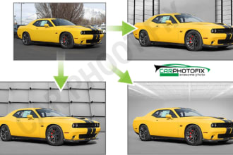 car photo editing and automotive image background remove
