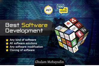 develop web application and desktop software