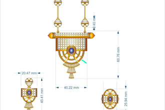 jewelry cad design and rendering your 3dm jewelery design