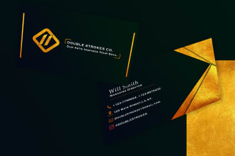 design luxurious business cards in 8 hours