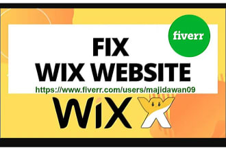 fix wix website issues, errors, wix velo code, seo, design