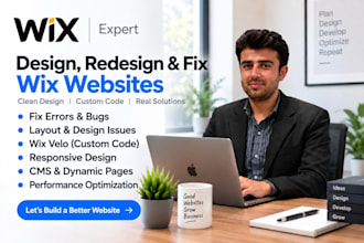 fix wix bugs, redesign, velo code and payment gateway issues