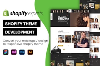 setup your shopify store or shopify website