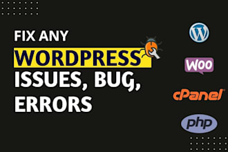 fix wordpress error, wordpress bug, woocommerce issues