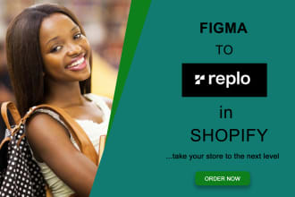 design your figma  ecommerce store in replo
