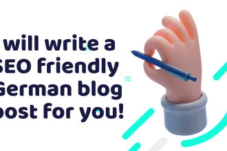 write a SEO friendly german blog post