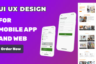 design UI UX mobile app, fintech app wallet app design