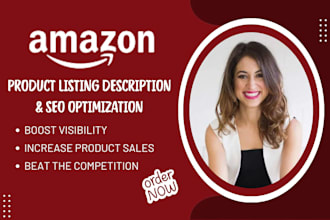 do amazon listing creation, amazon listing optimization, SEO product description