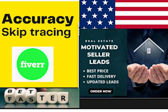 provide motivated seller leads with skiptracing