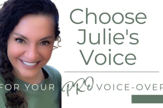 record a luxury brand voice over