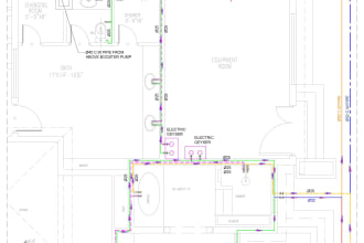 design autocad 2d floor plan and plumbing drawings for you