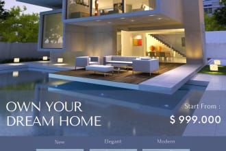 design motion flyer, credit repair flyer, real estate flyers, and business flyer