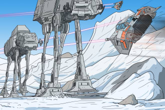 draw a background for your cartoon