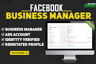 create fresh facebook business manager and ads account