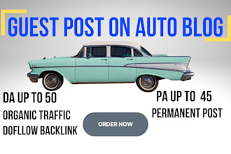 publish auto guest post on automotive blog