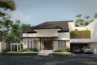 rendering your exterior sketcup model