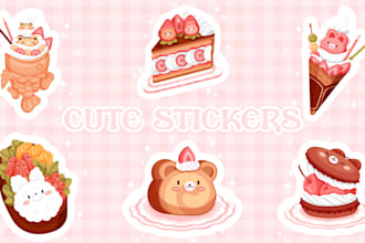 design custom product labels and cute stickers in any style you want
