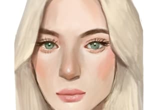 draw a realistic colored portrait