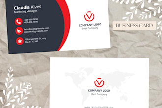 do luxury business card ,visiting card  logo design