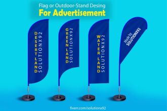design amazing custom flag, feather flag and tear drop flag