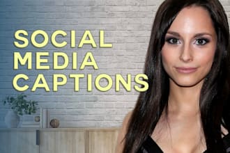 write compelling social media captions