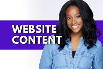 be your website content writer