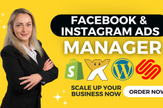 be your profitable facebook ads campaign manager, run shopify ads