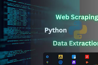 do python web scraping, data extraction, and mining