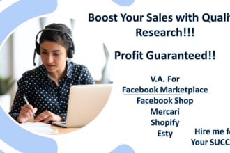 be your virtual assistant for facebook marketplace