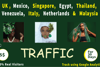 send UK italy singapore and thailand organic traffic