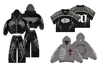 design apparel for streetwear and clothing brands