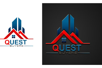 design business real estate logo with a branding kit